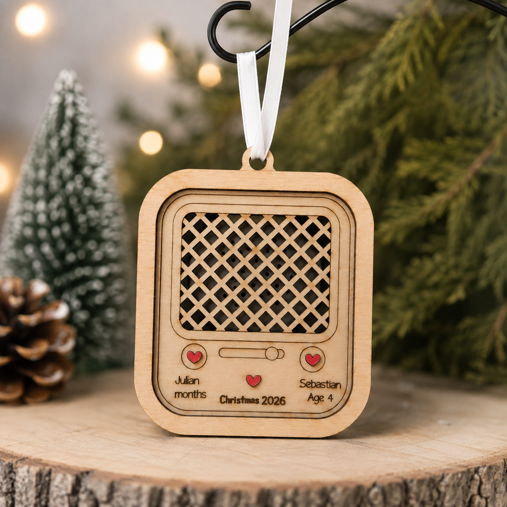 Little Voices Personalized Recordable Child Voice Ornament