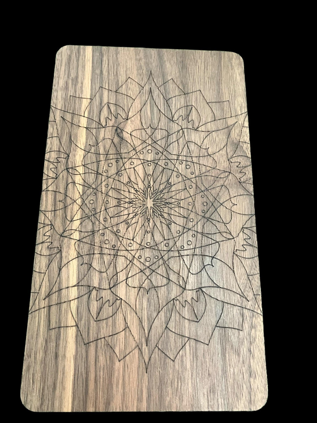 Artisan wood Mancala board perfect for family game nights