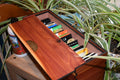 Personalized Cedar Seed Storage Box: Garden Organizer with Dividers