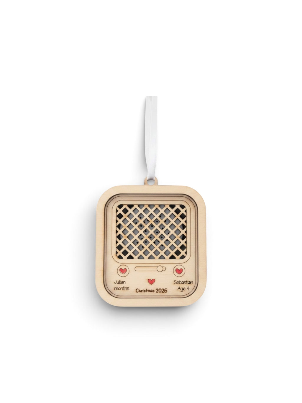 My Favorite Hello Personalized Recordable Pet Ornament