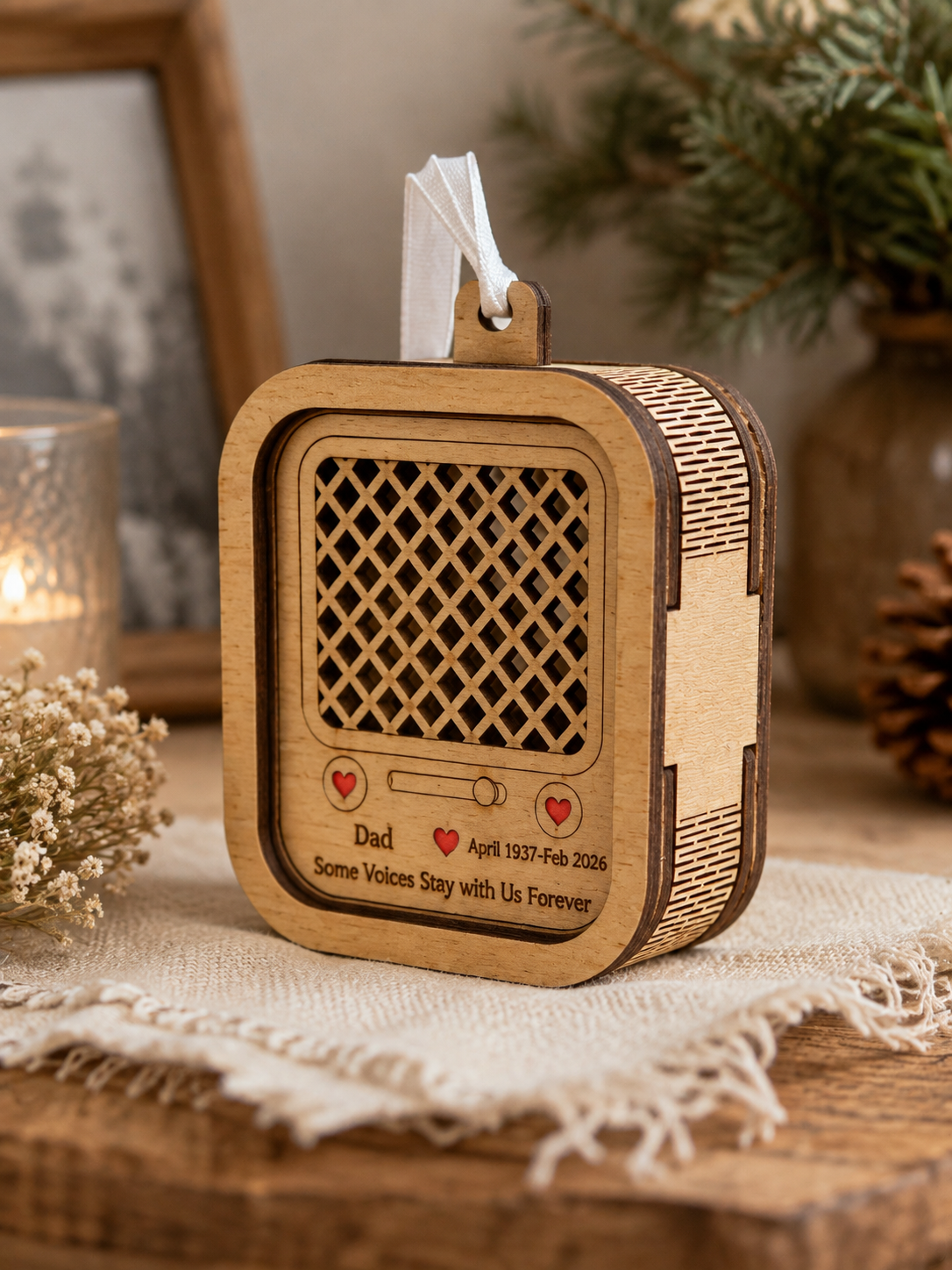 Little Voices Personalized Recordable Child Voice Ornament