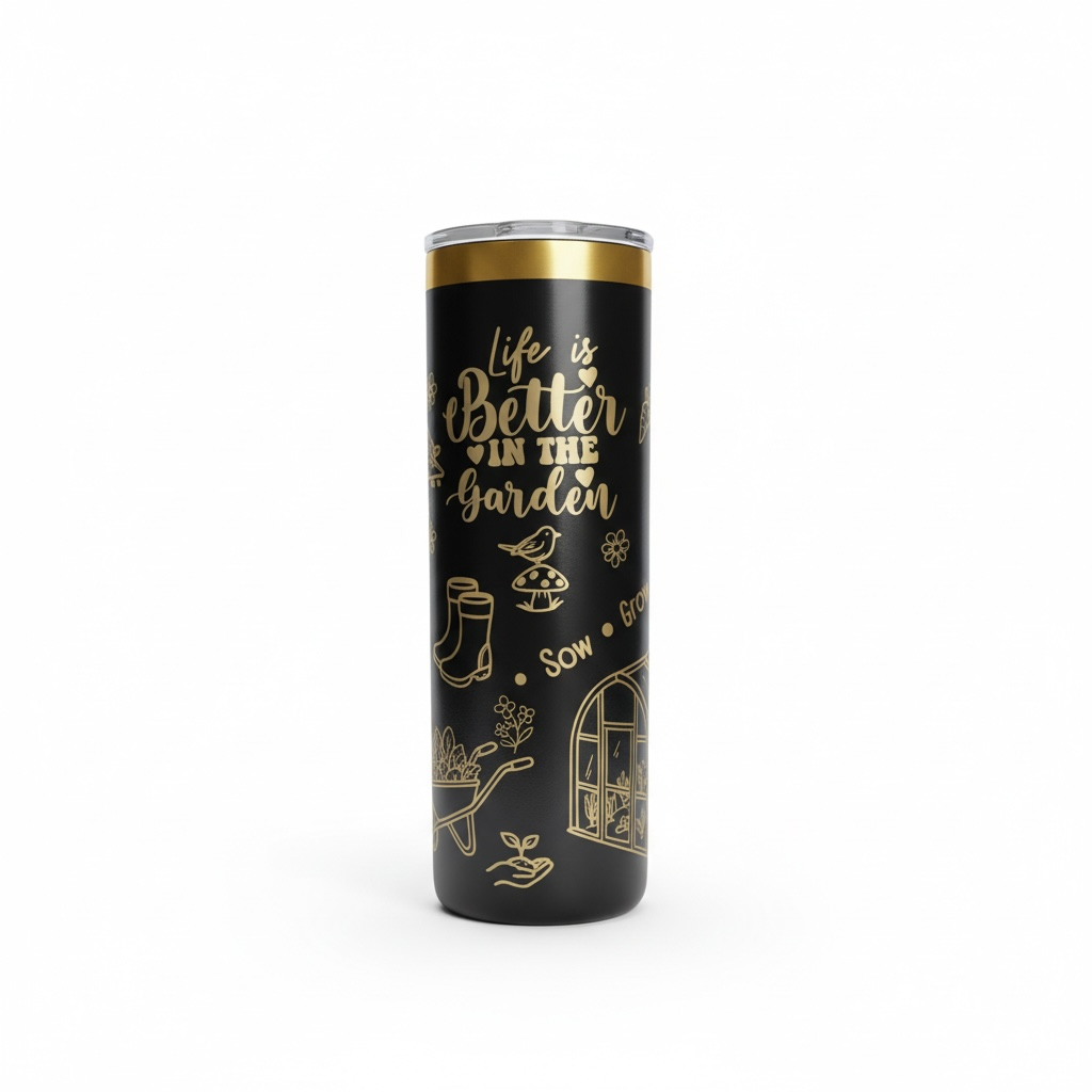 Life is better in the garden tumbler