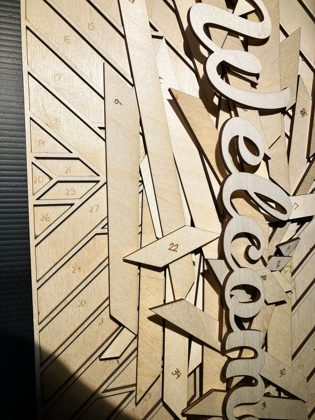 DIY Welcome Sign Paint Kit: Baltic Birch Wood Craft - Stitches and Wood