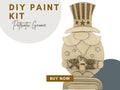 Patriotic Gnome Wood Paint Kit: DIY Summer Art for Kids - Stitches and Wood
