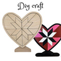 DIY Barnquilt Heart Paint Kit: Valentine Craft, Girls Night - Stitches and Wood
