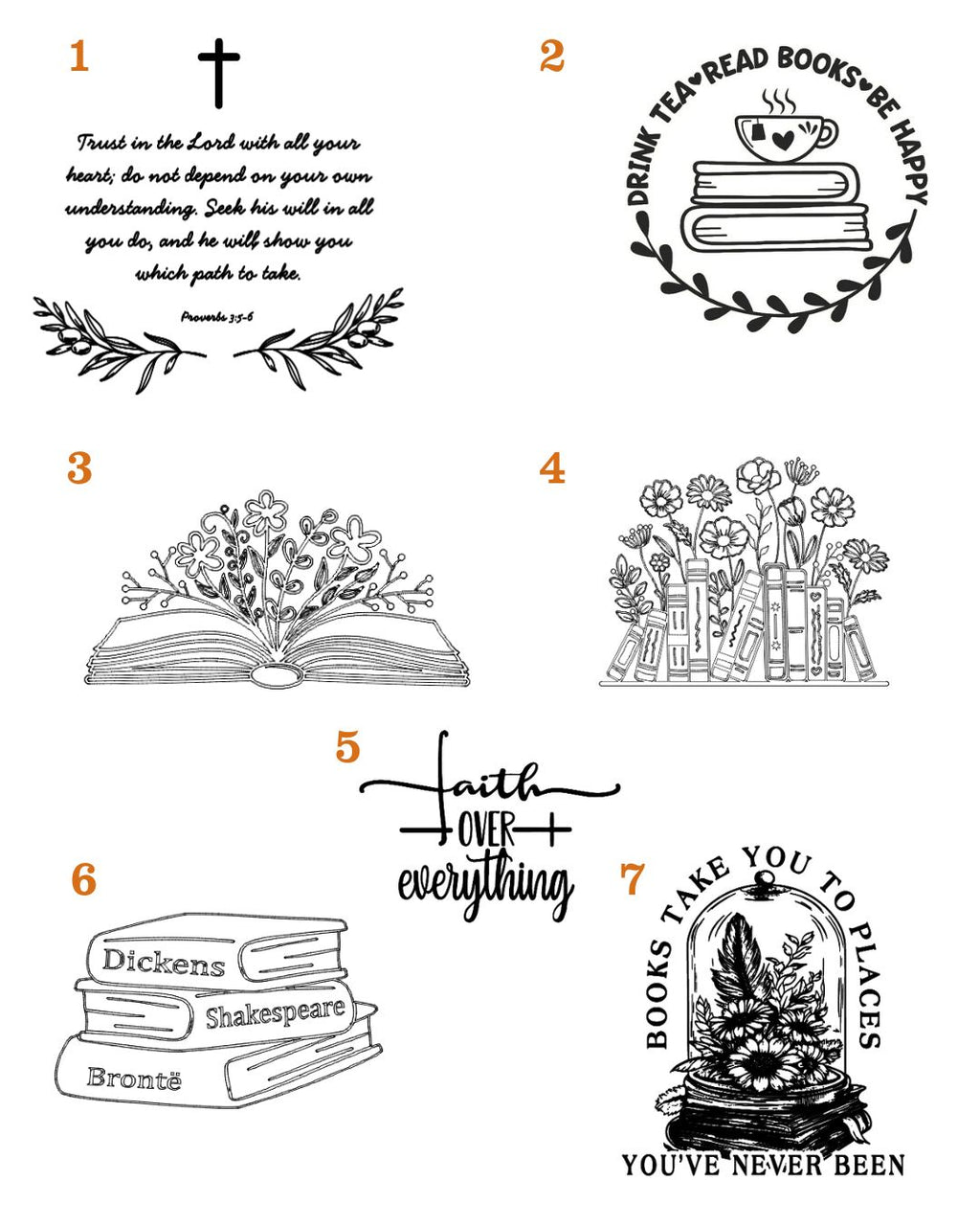 Handmade Personalized Book Stand engraved on Oak with leatherette accent