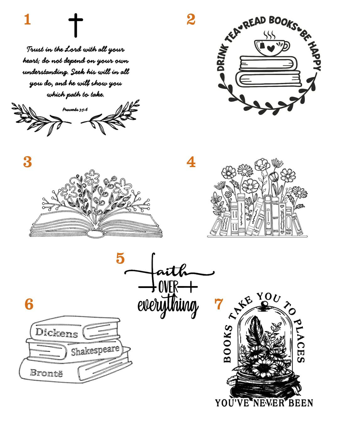 Handmade Personalized Book Stand engraved on Oak with leatherette accent