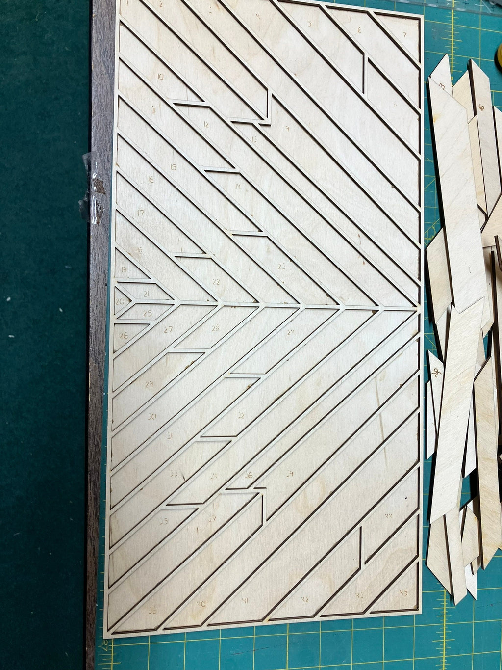 DIY Welcome Sign Paint Kit: Baltic Birch Wood Craft - Stitches and Wood