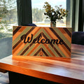 DIY Welcome Sign Paint Kit: Baltic Birch Wood Craft - Stitches and Wood