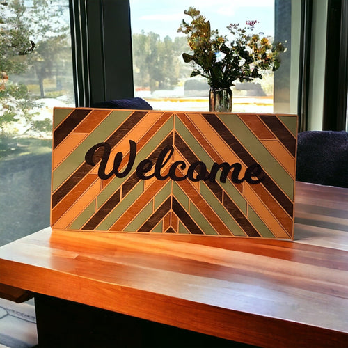 DIY Welcome Sign Paint Kit: Baltic Birch Wood Craft - Stitches and Wood